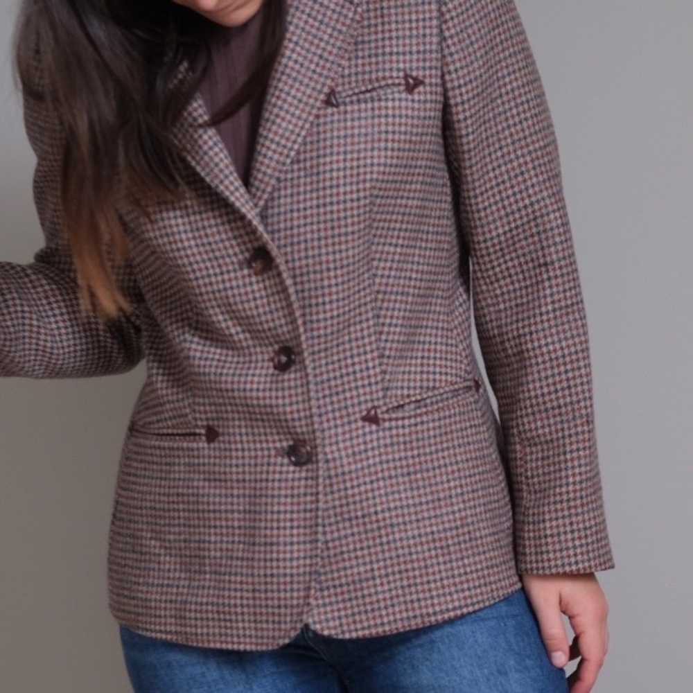 WEINBERG Paris Houndstooth blazer, size M US